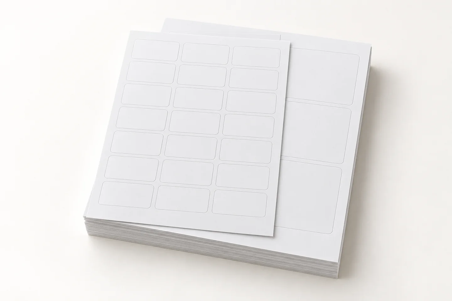 A4 sheet labels